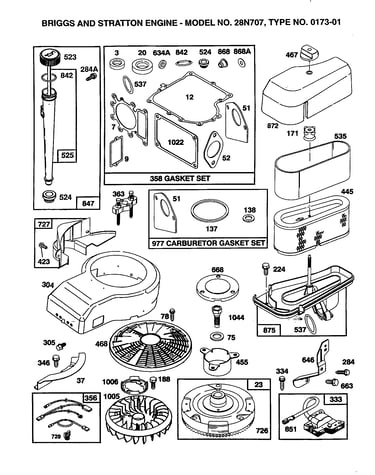 Fly wheel/ air cleaner