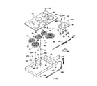 Kenmore 91143679890 main top diagram