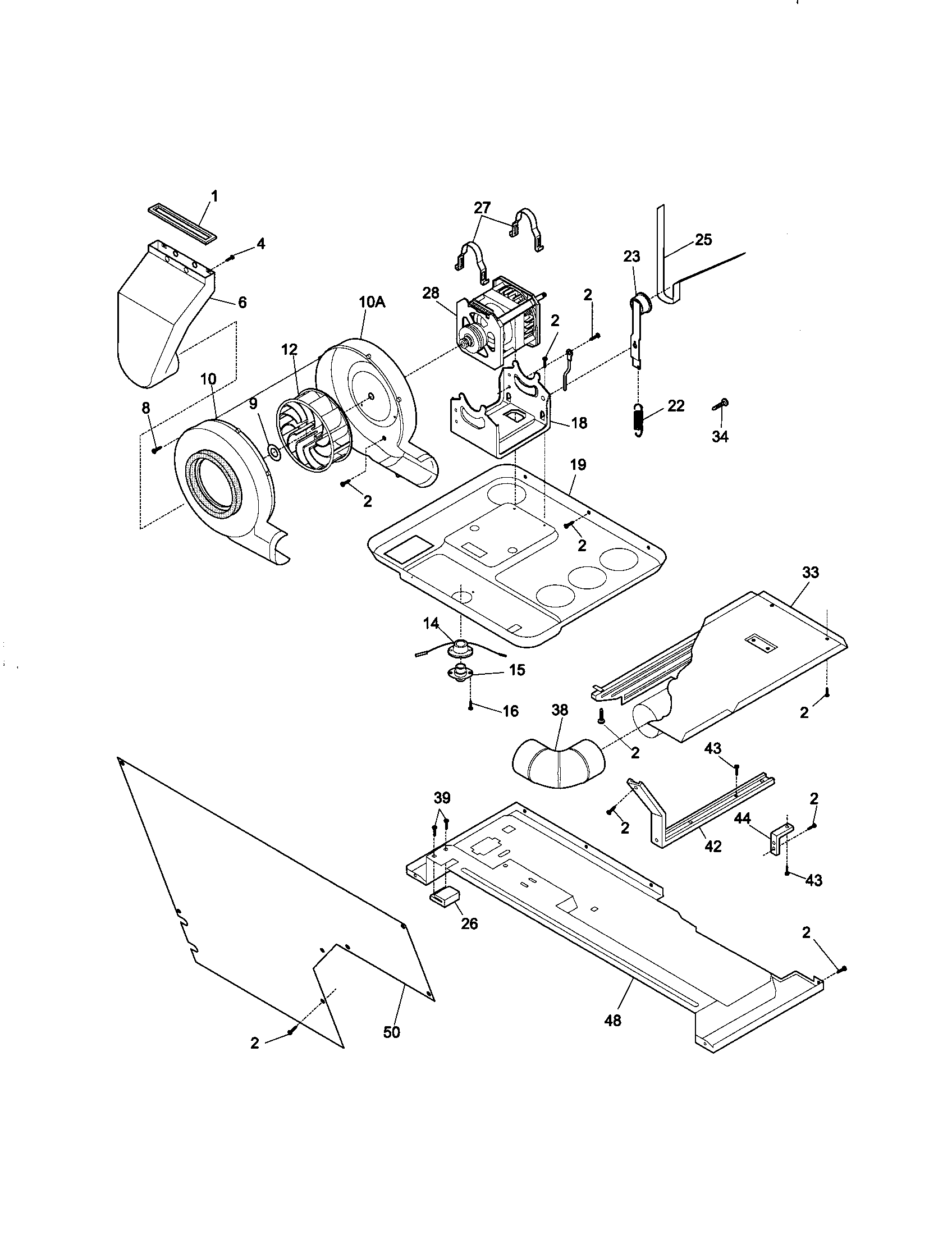BLOWER AND BASE