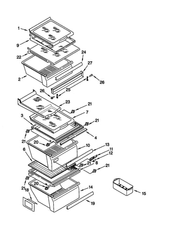 Refrigerator shelf