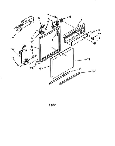 Frame and console