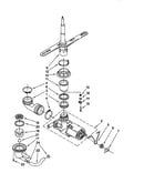 Pump and spray arm