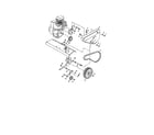 Craftsman 917292352 belt guard and pulley assembly diagram