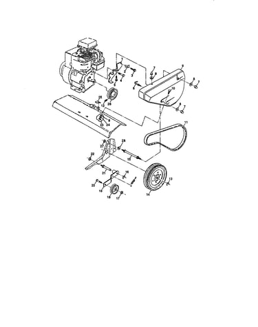 Belt guard and pulley assembly