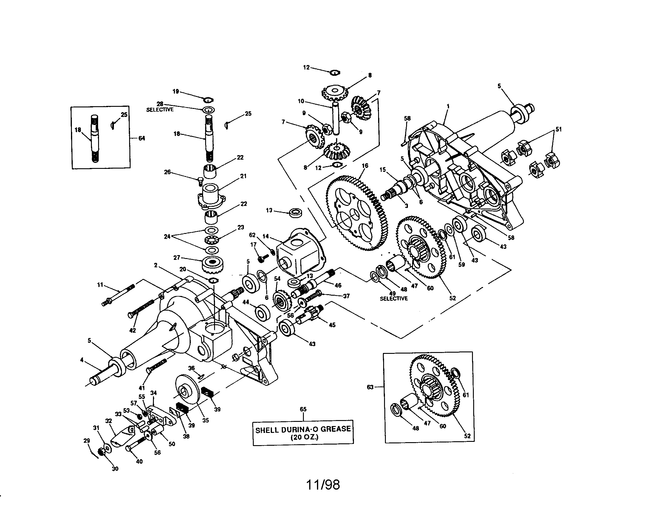 Agri-fab transaxle 486121431x