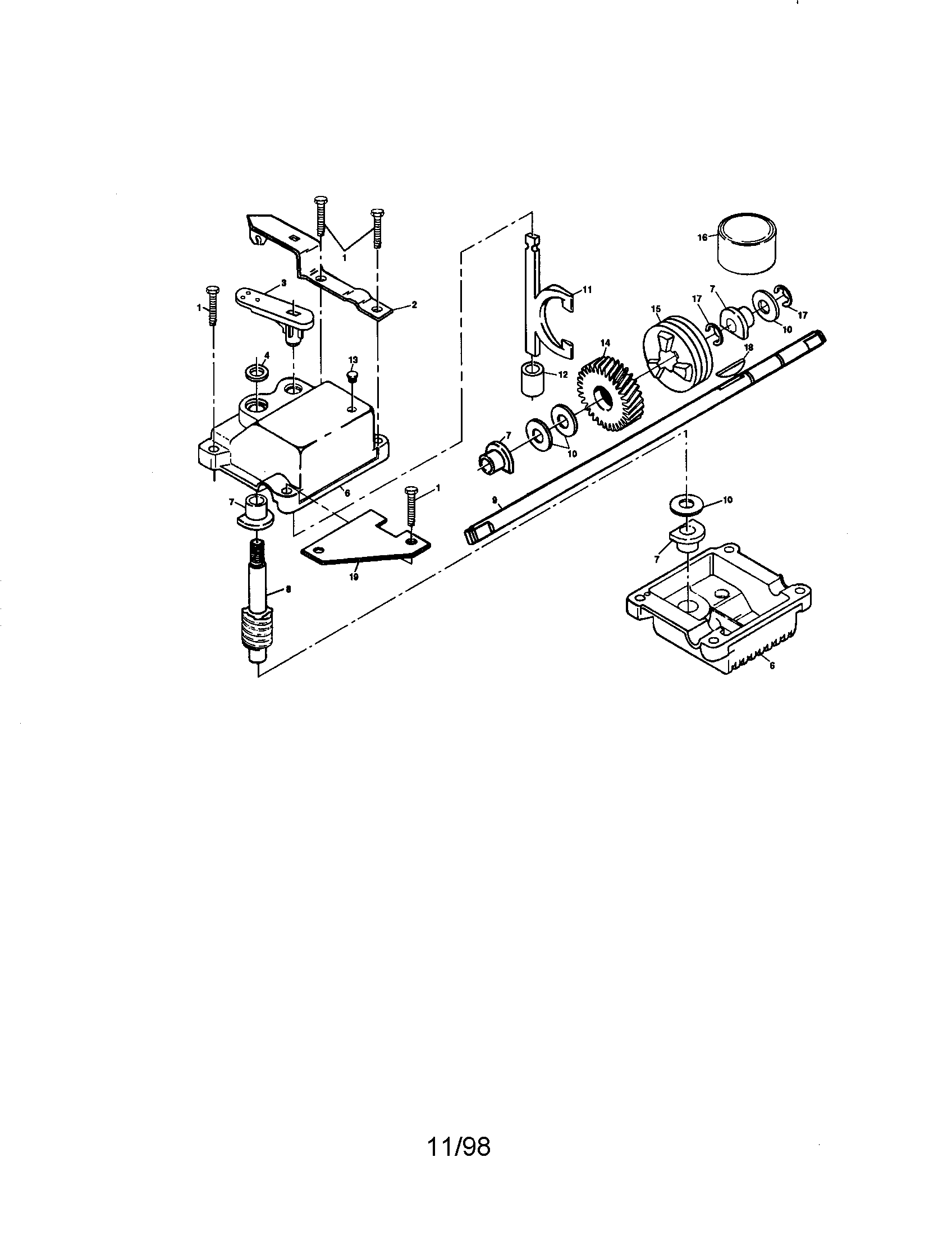 Gear case assembly