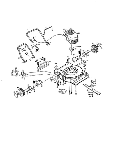 Rotary lawn mower