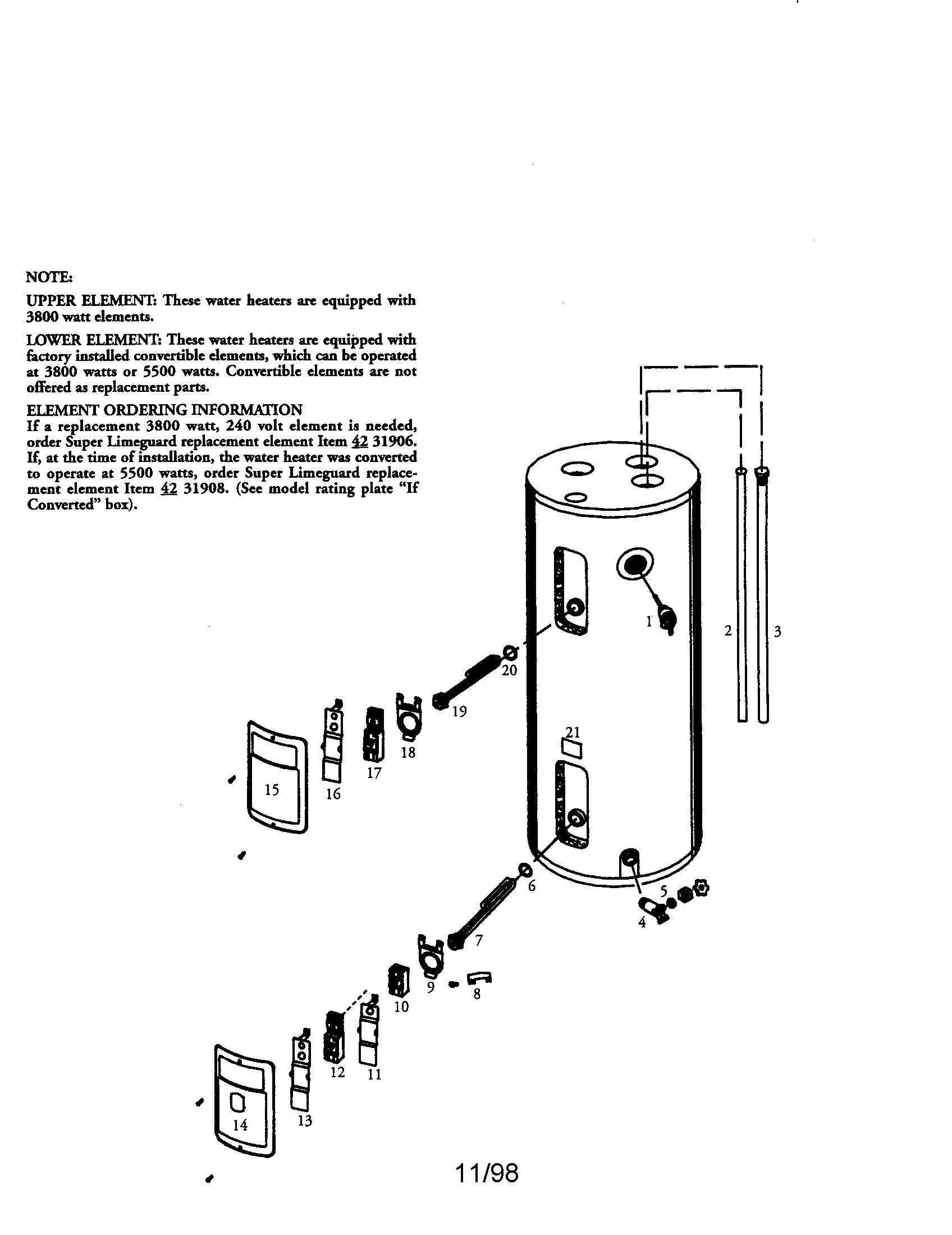 30 gallon electric water heater