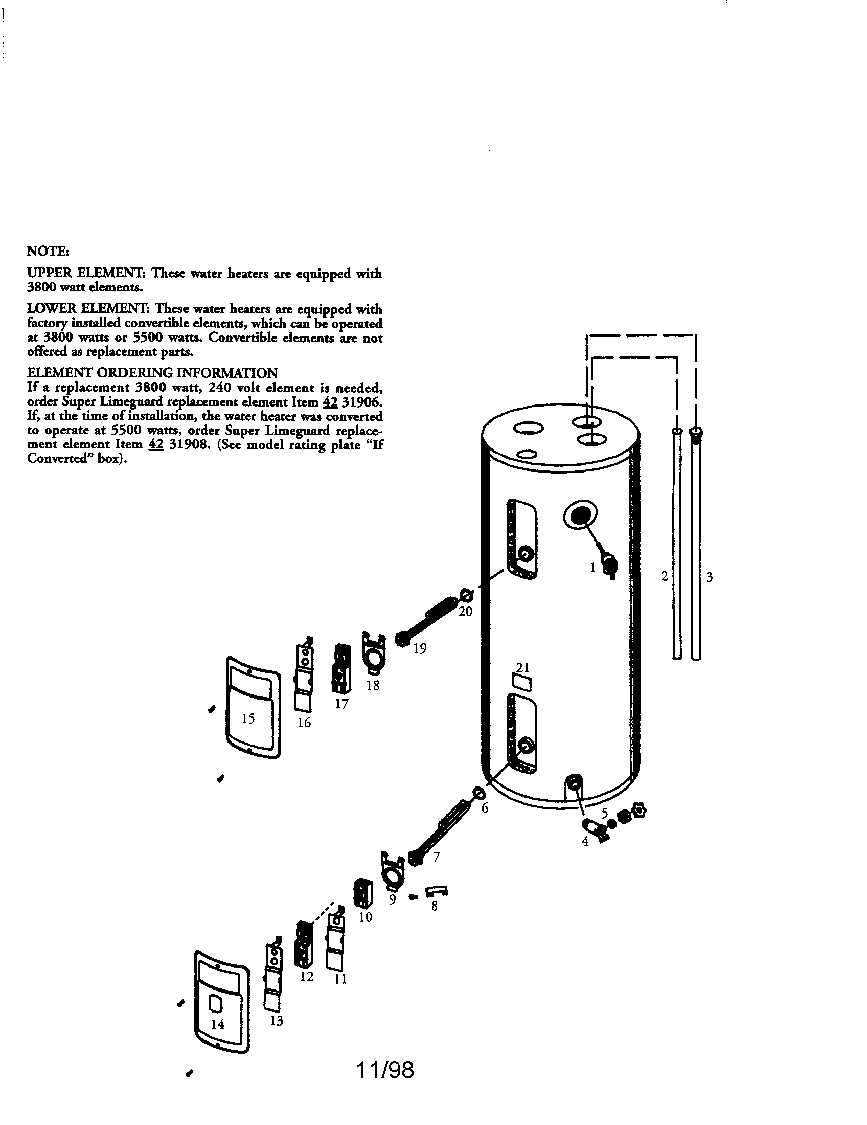 30 gallon electric water heater