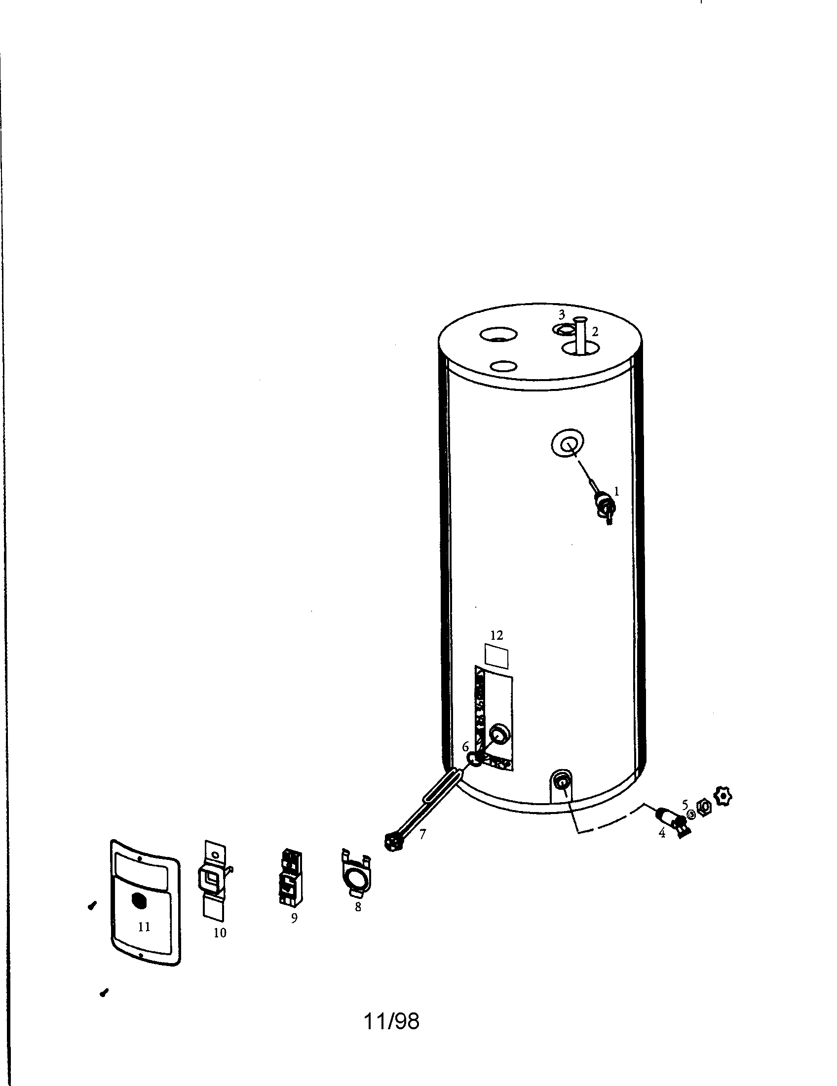 40 gallon electric water heater