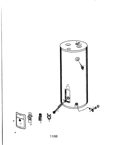 40 gallon electric water heater