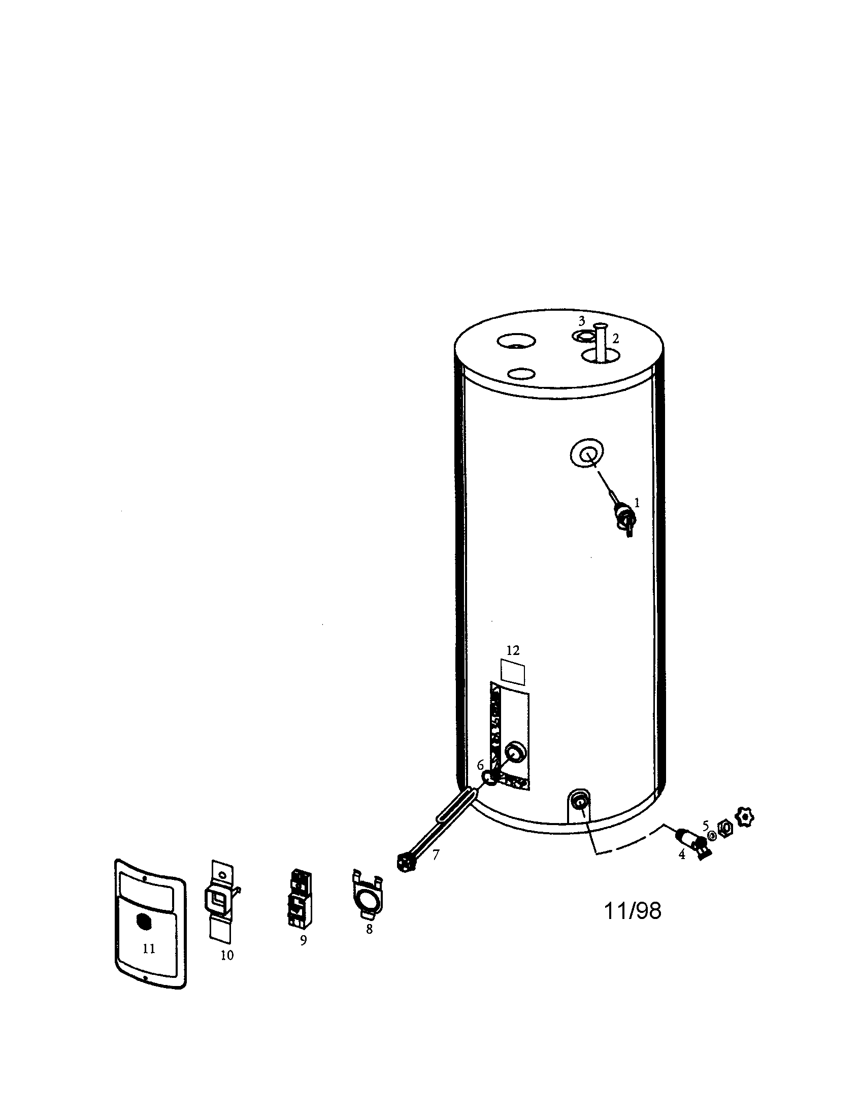 30 gallon electric water heater