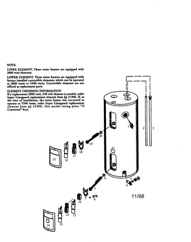 50 gal medium electric water heater