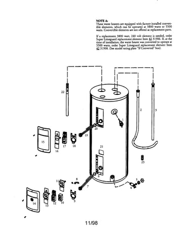 40 gallon electric water heater