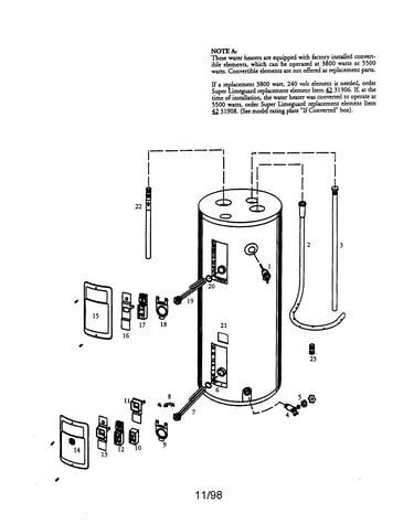 40 gallon electric water heater