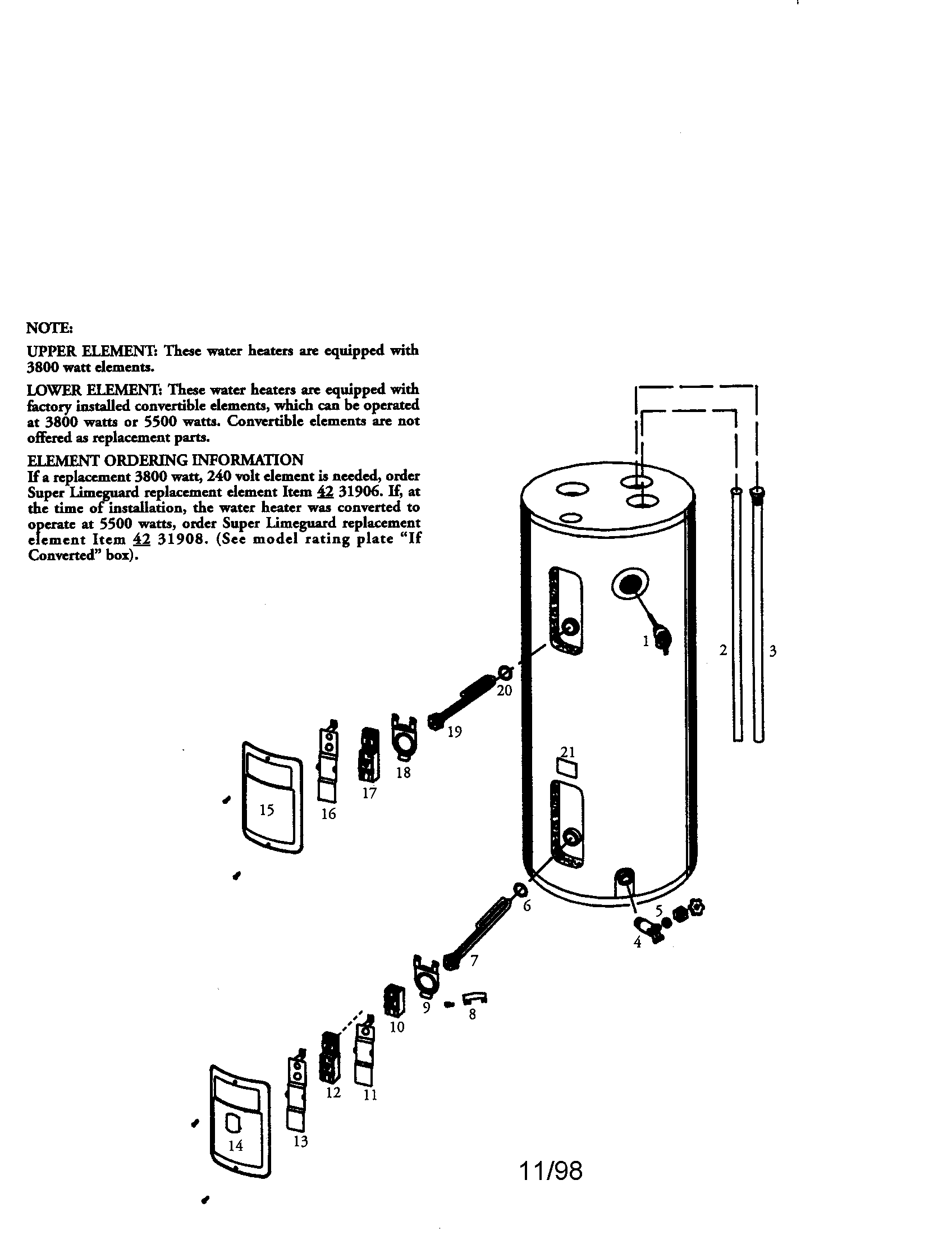 50 GALLON ELECTRIC WATER HEATER