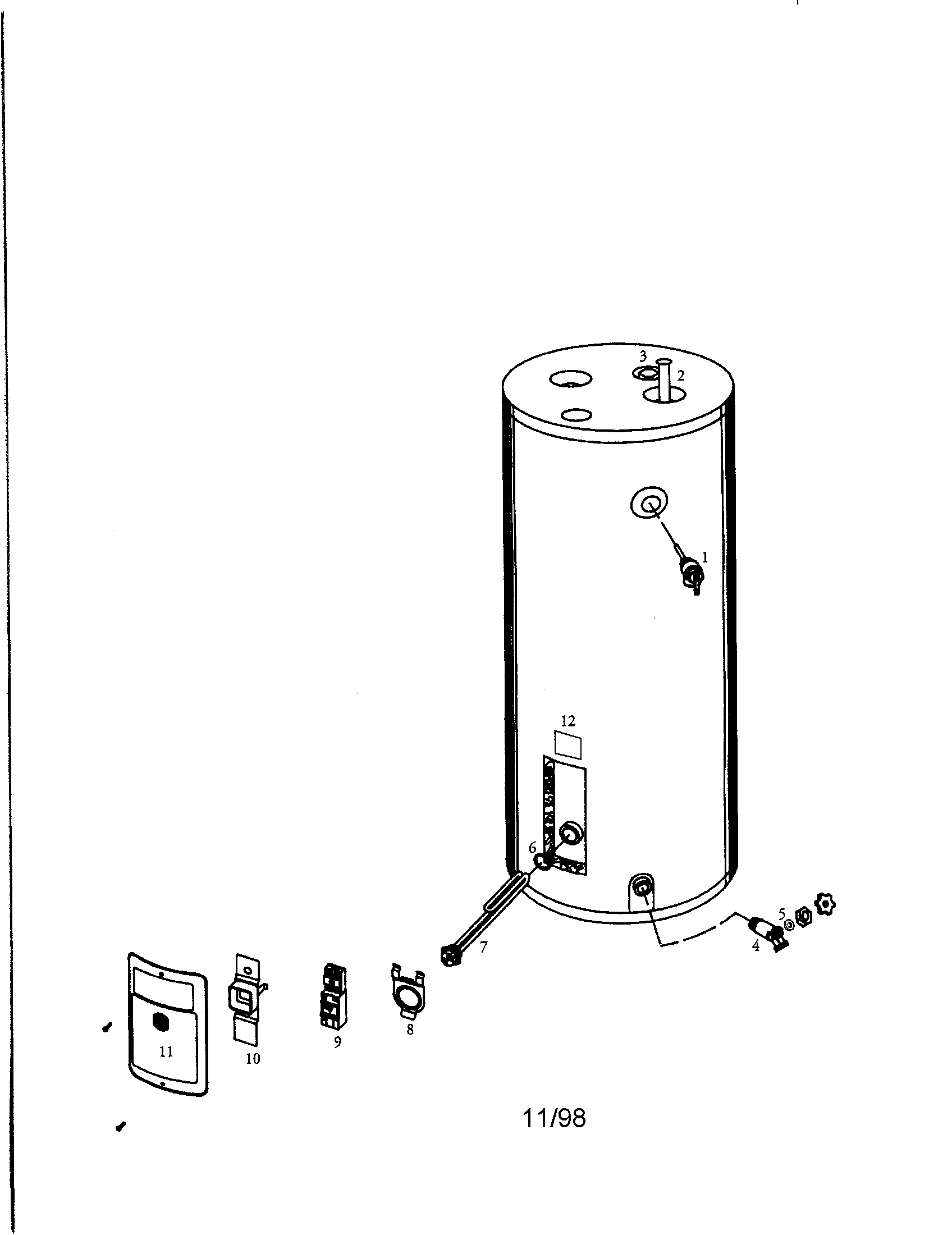 40 gallon electric water heater