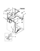 Dryer support and washer