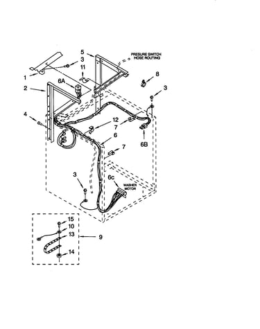 Dryer support and washer