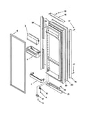 Refrigerator door