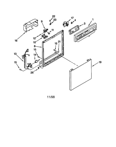 Frame and console