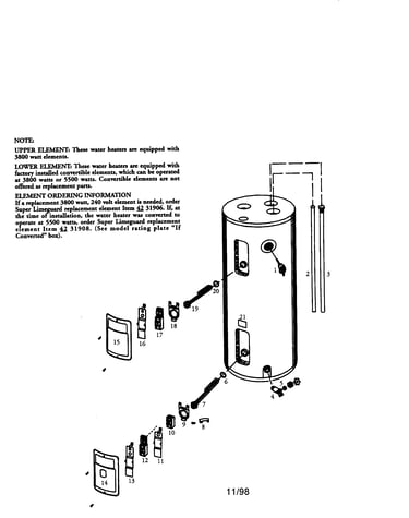 Electric water heaters