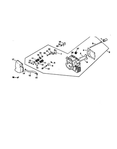 Cylinder head,valve and breather