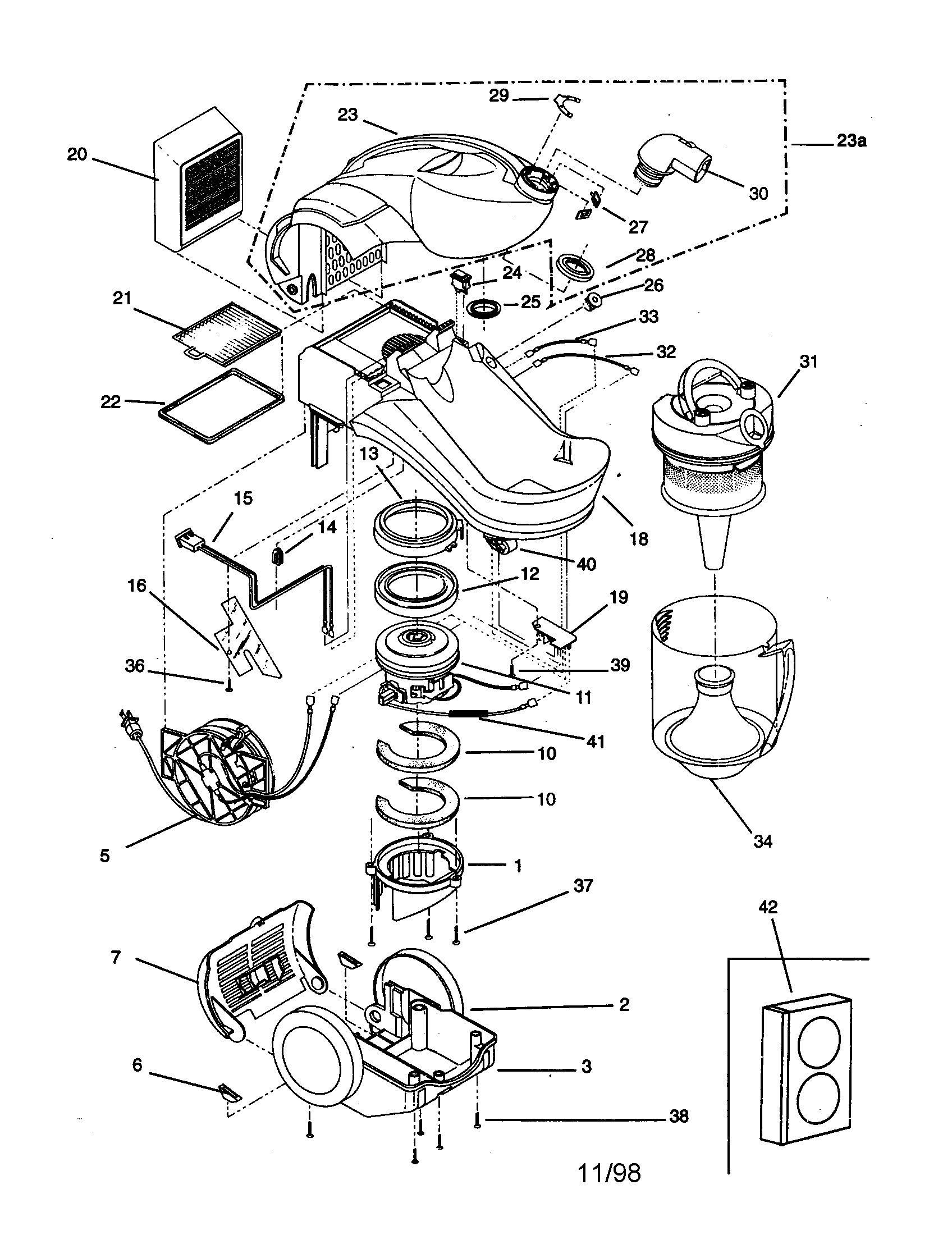 KENMORE DESTINY 3000 "FIGURE A"