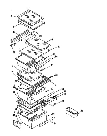 Refrigerator shelf