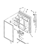 Refrigerator door