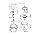 Kenmore 11029882890 agitator/basket/tub diagram