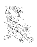 Motor and ice container