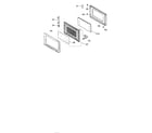 Panasonic NNS667WAS door assembly diagram
