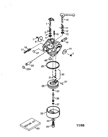 Carburetor no. 640152
