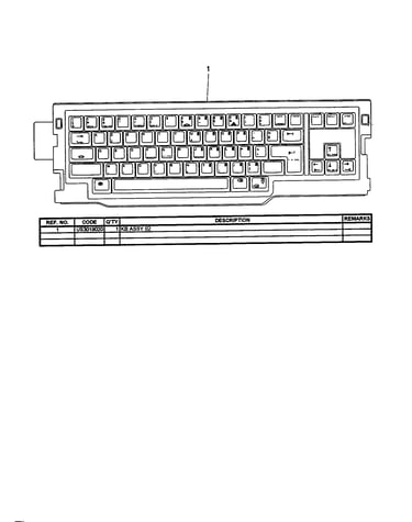 Keyboard unit/usa
