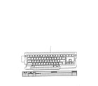 Brother LW800IC keyboard unit/german diagram