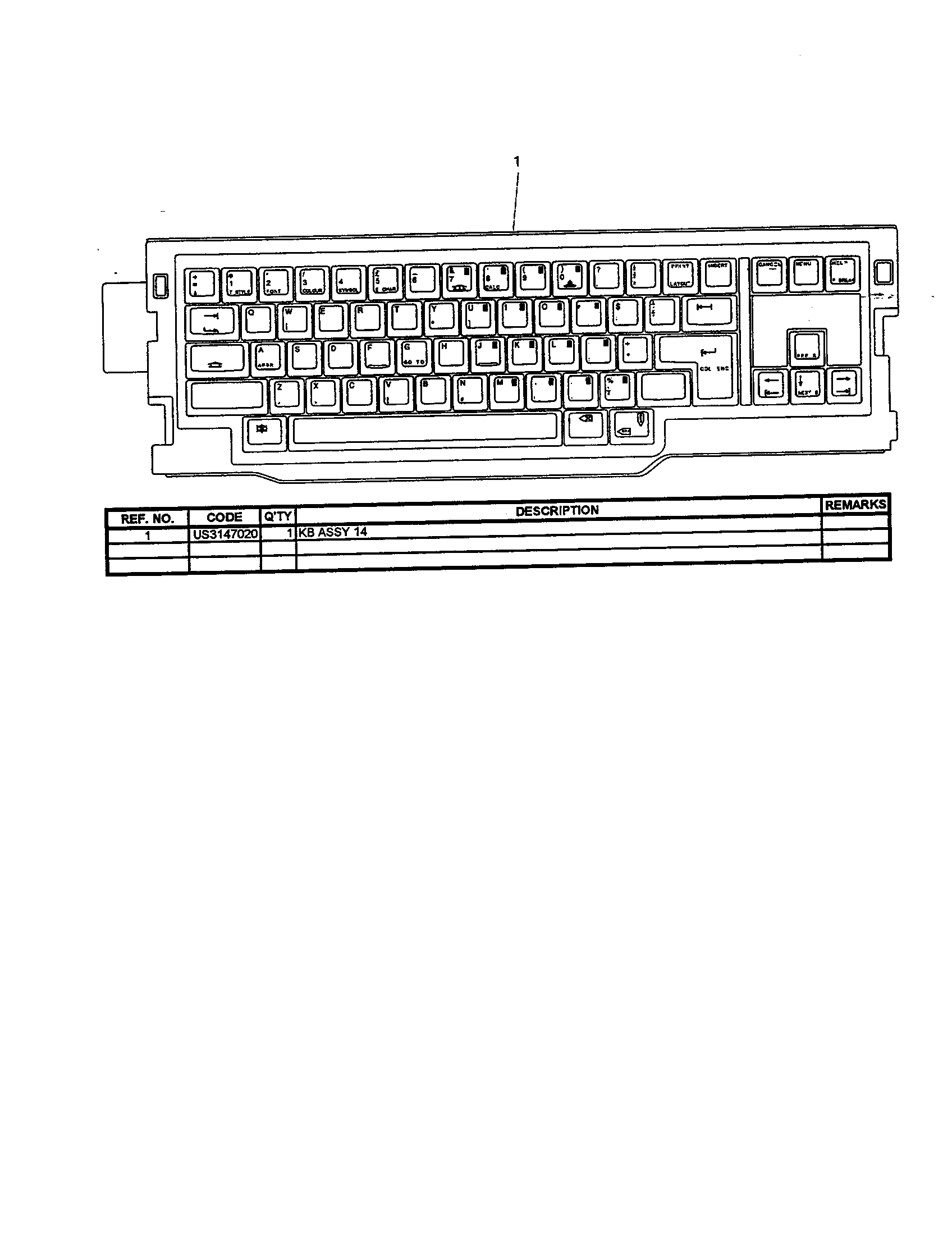 Keyboard unit/uk