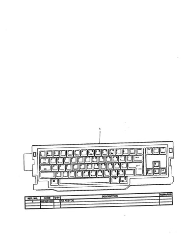 Keyboard unit/french