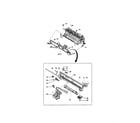 Brother LW-810IC chassis attachments diagram