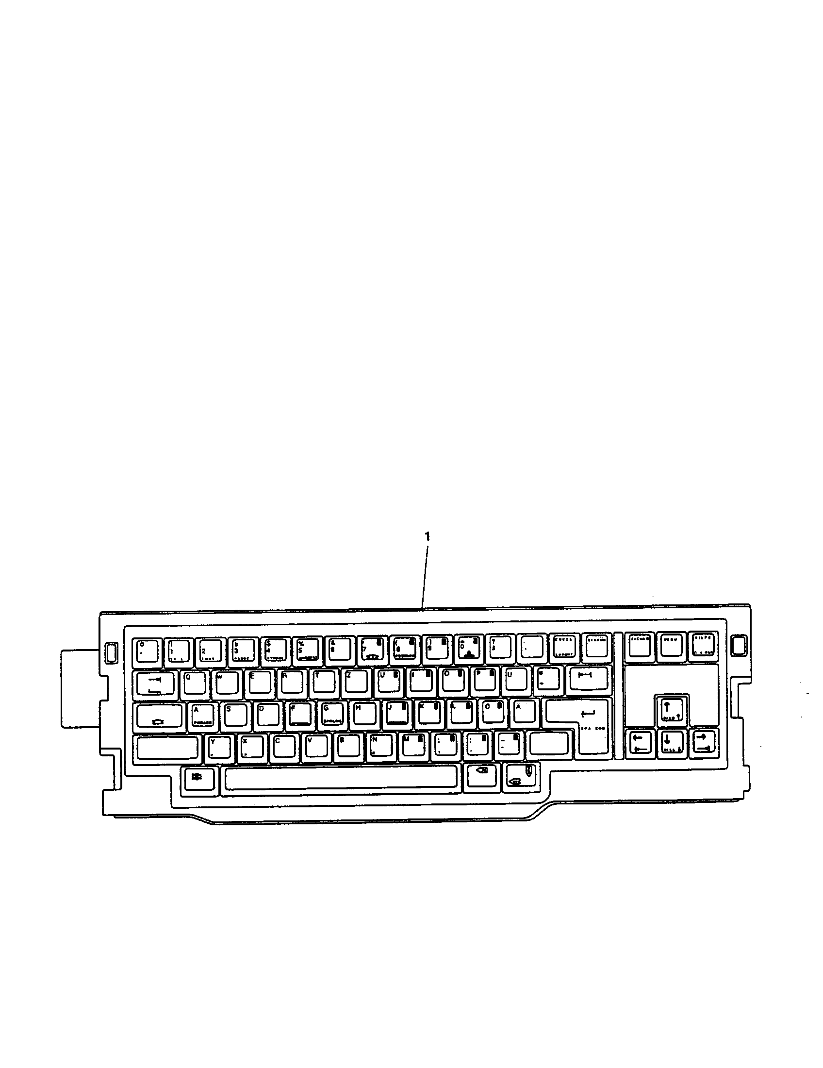 Keyboard unit/german