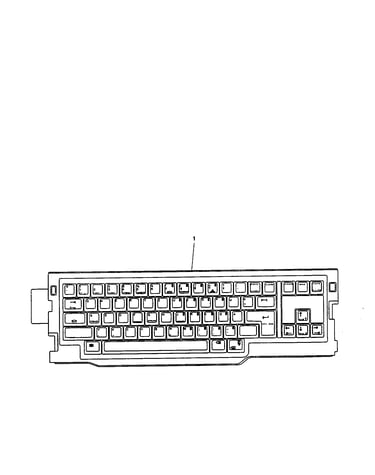 Keyboard unit/german