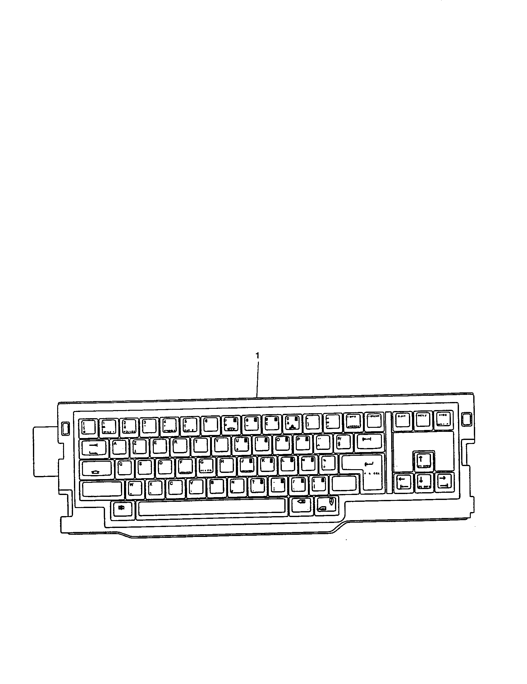 Keyboard unit/french