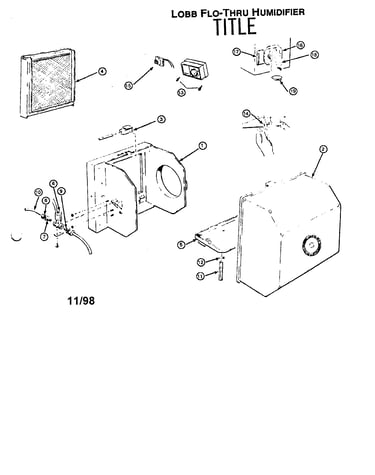 Lobb flo-thru humidifier