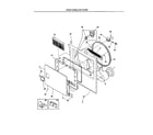 Kenmore 41749012890 front panel/lint filter diagram