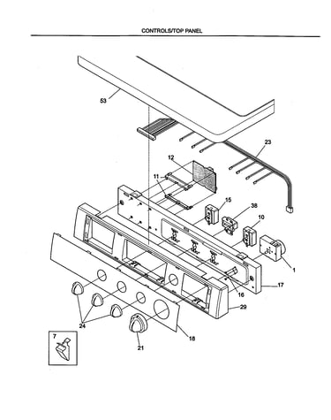 Controls/top panel