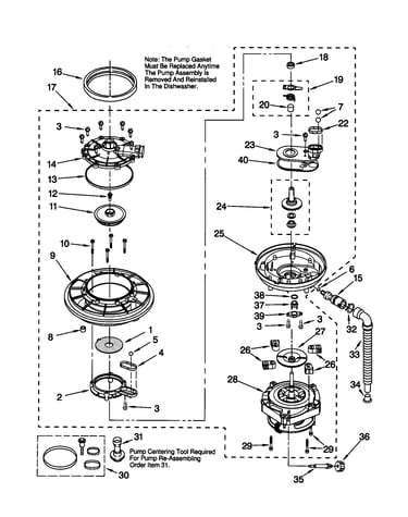 Pump and motor