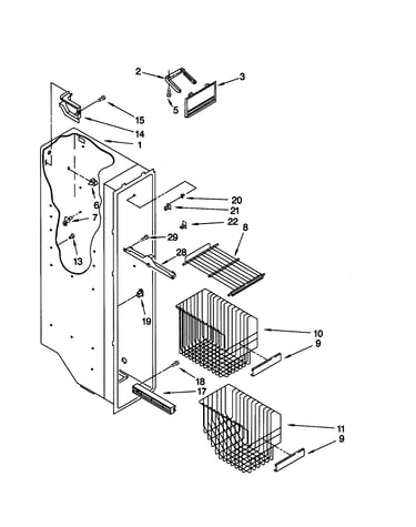 Freezer liner
