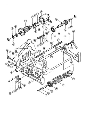 Armature and compression springs