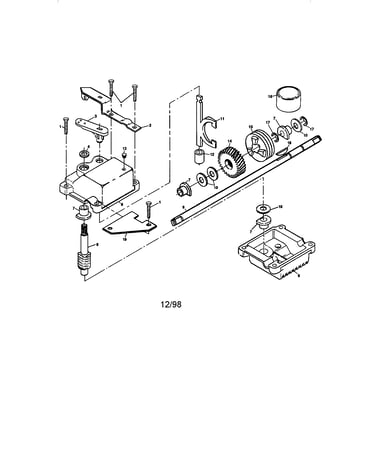 Gear case assembly 702511