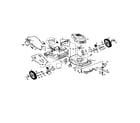 Craftsman 917377574 rotary lawn mower diagram